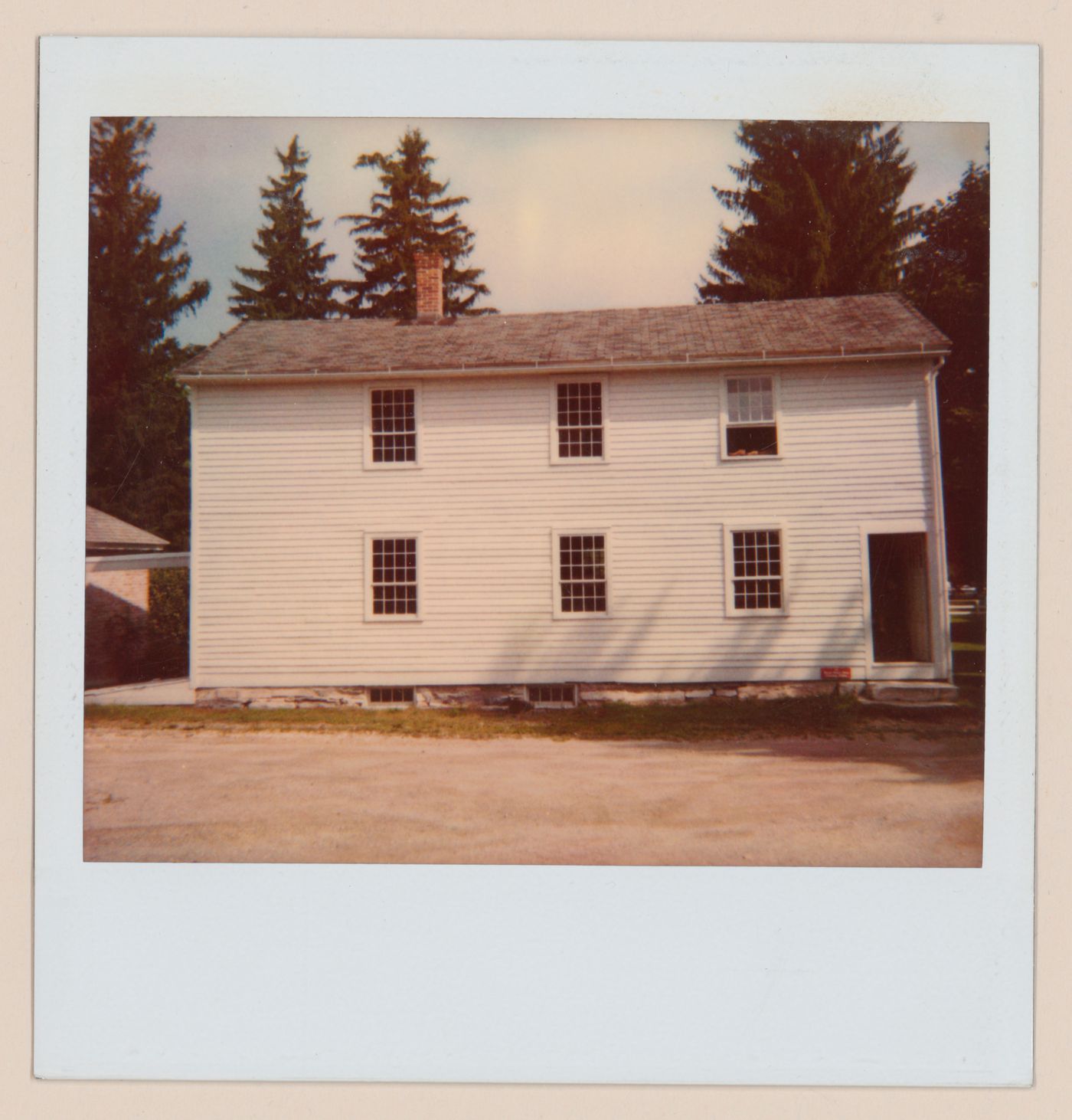 Elevation view of a house