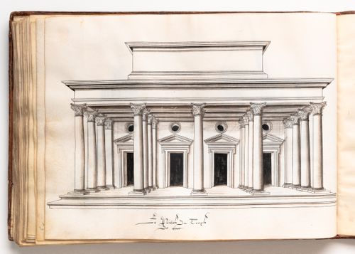 Design for a portico of the Temple of Ceres