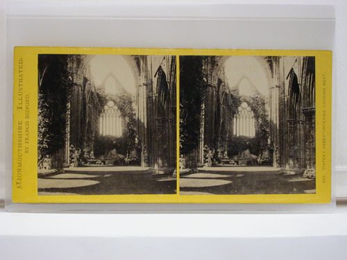 Monmouthshire Illustrated. Tintern Abbey - interior, looking west