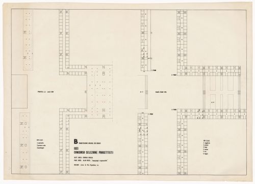Plan for Quartiere residenziale a Napoli, Naples, Italy