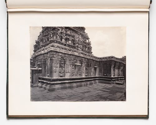 View of the base of the Chintala Venkataramana Murti temple, Tadpatri, India