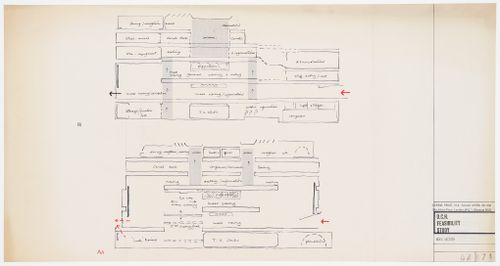 Sections for Oxford Corner House, London, England