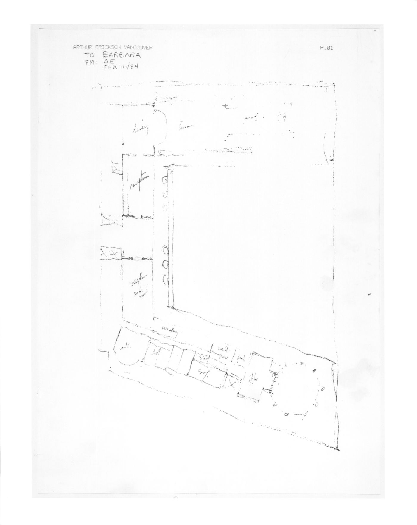 Plan studies of podium level and ambassador's level