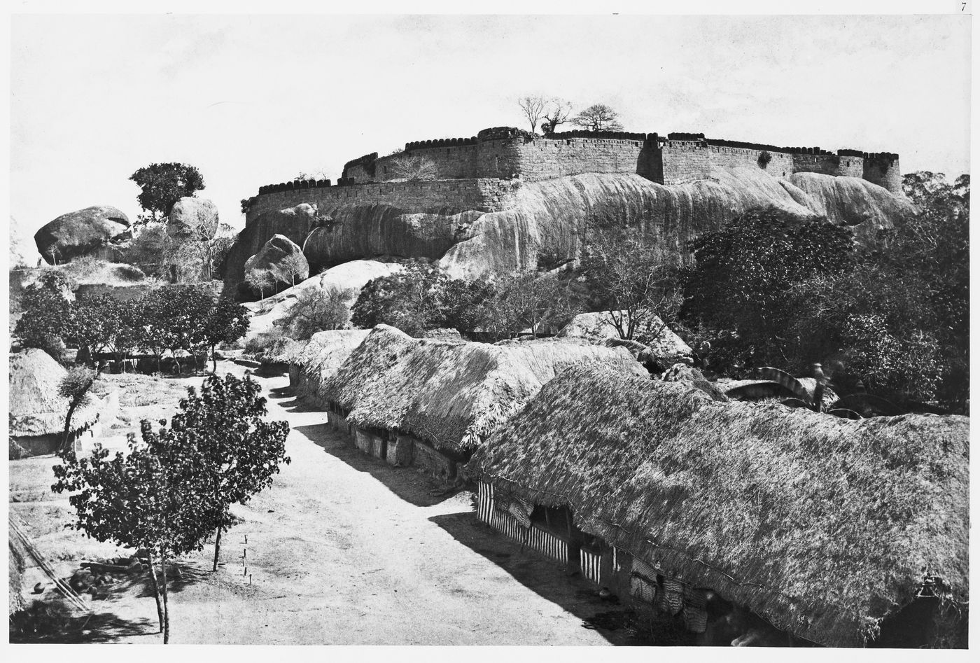 Trimium.  Fort, interior hold, with the main street taken from the top of the gateway.