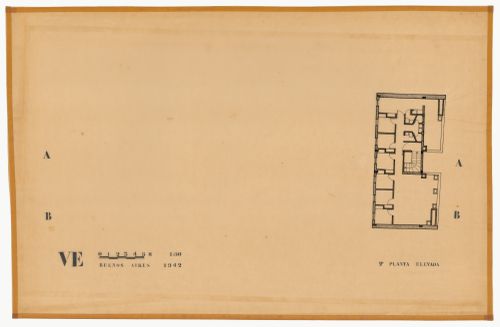 Floor plan for Viviendas en el espacio, Buenos Aires, Argentina