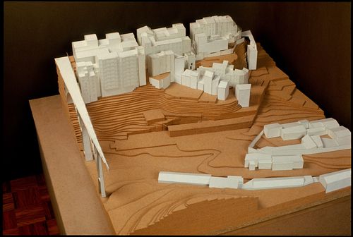 View of model for Reconstrução do Portal de Riquer, Alcoi-Valencia, Spain