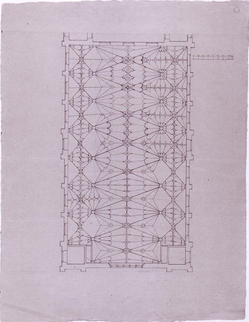 Ceiling plan for Notre-Dame de Montréal