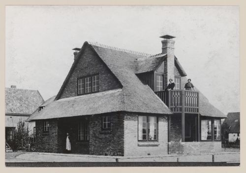 View of the house for Mr. and Mrs. van Essen-Vincker from the street, Blaricum, Netherlands
