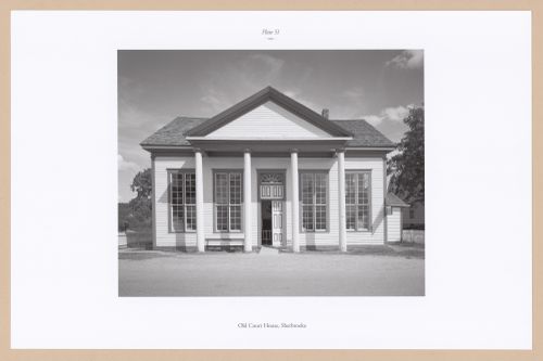 Plate 51: Sherbrooke Court House, Sherbrooke, from the portfolio, A Nova Scotia Archive