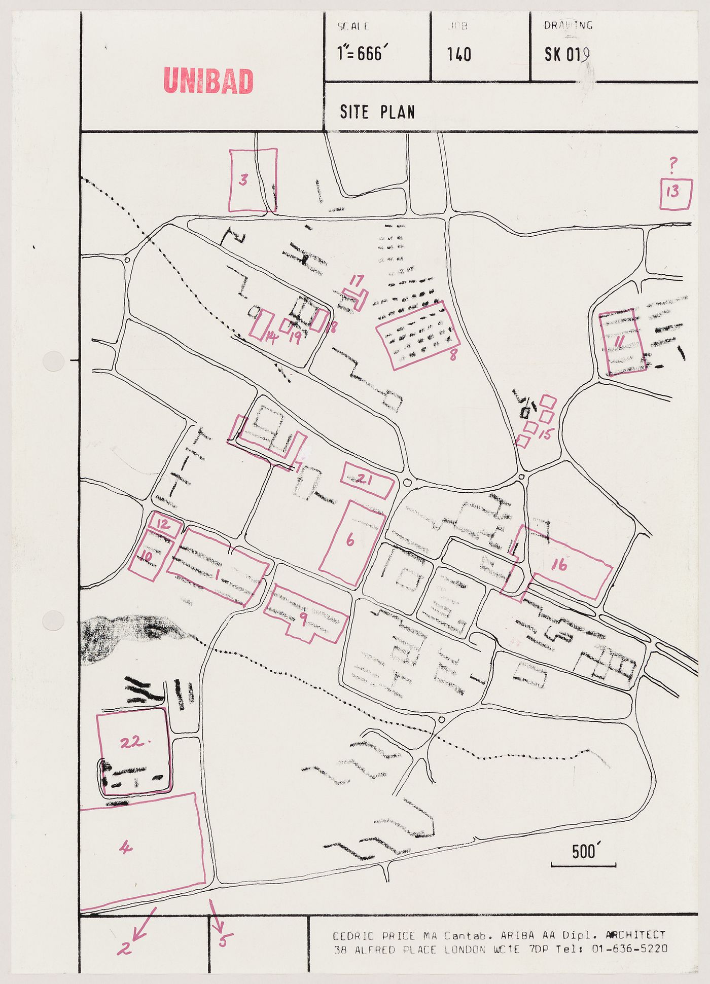 Unibad: site plan