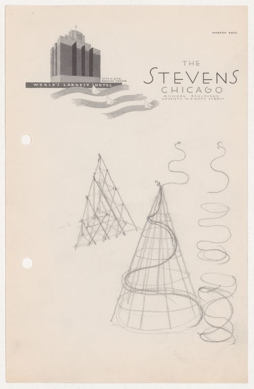 Geometric studies and freehand sketch exercises for students