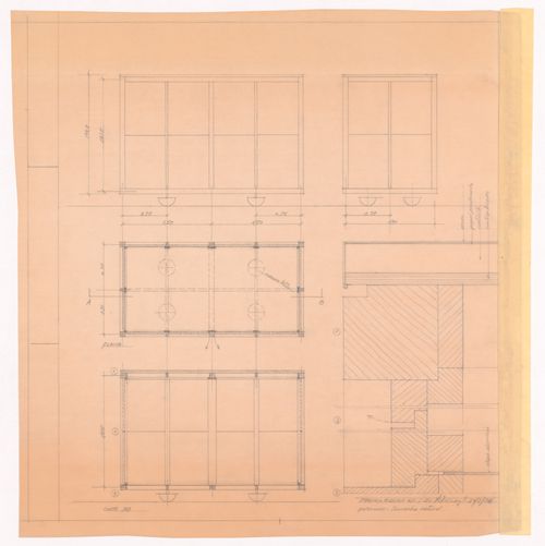 Details, plans, and elevations for Mercado da Ribeira, Porto, Portugal