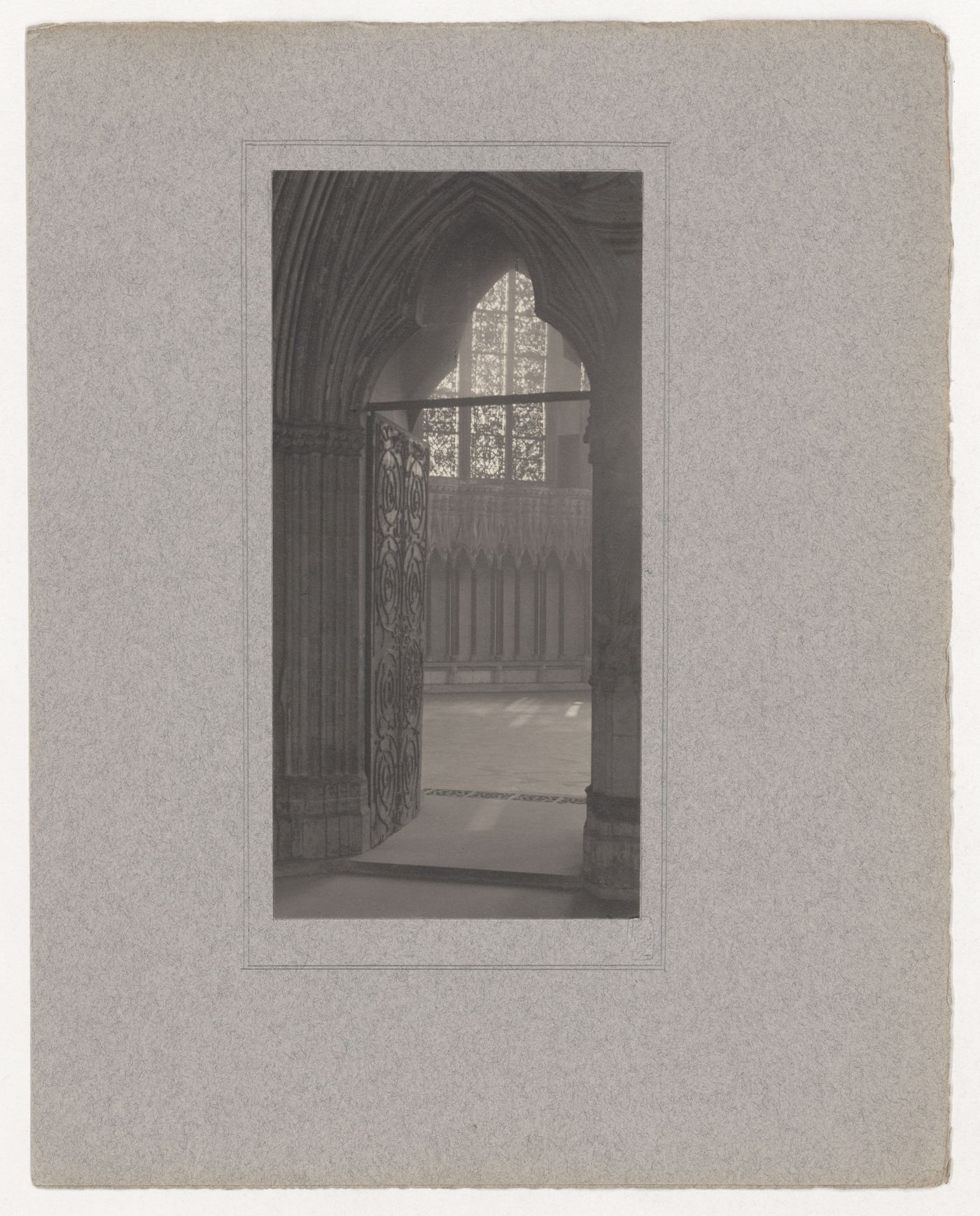 Plate from portfolio ''York Minster Chapter House''