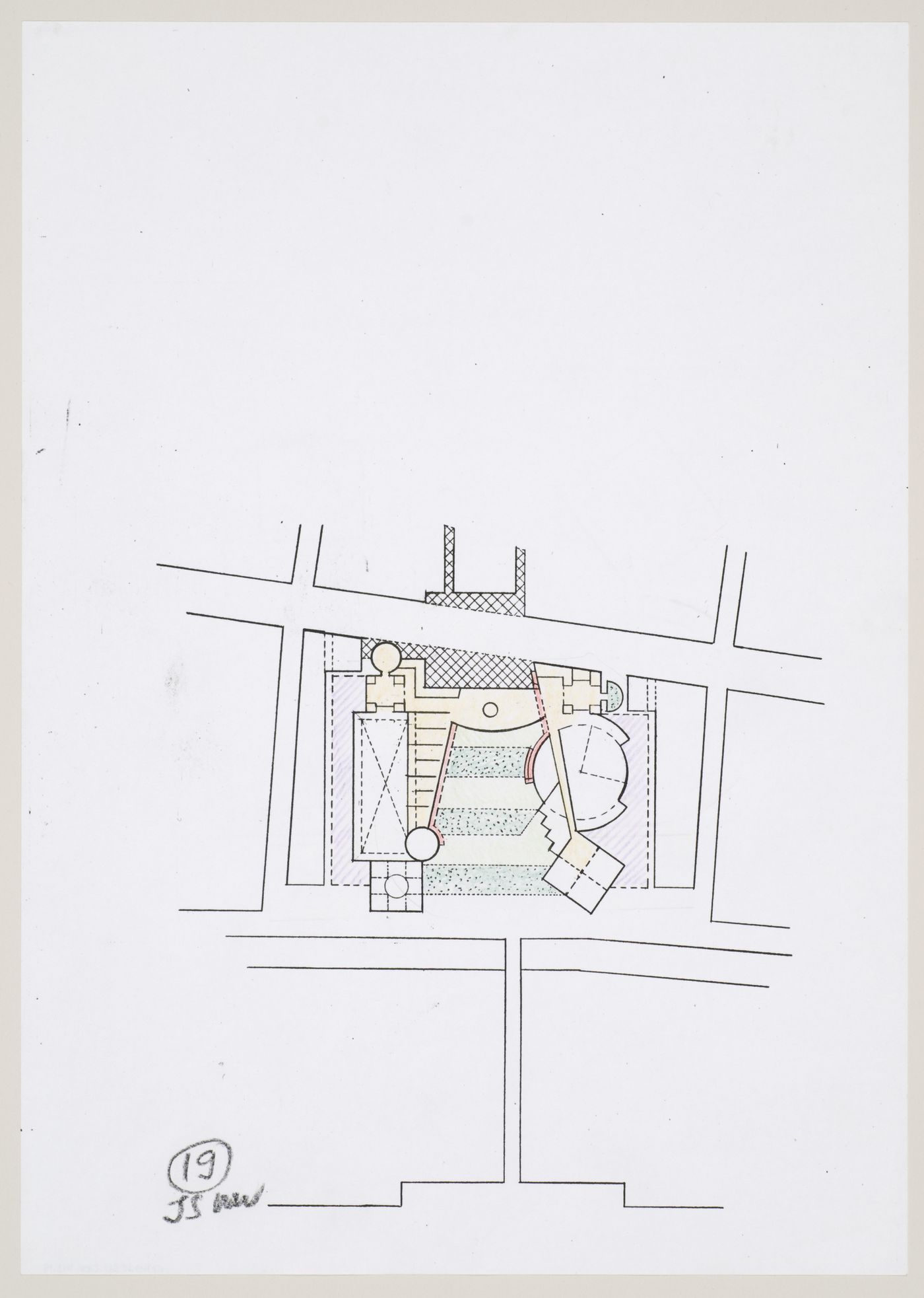 Bibliothèque de France, Paris, France: plan