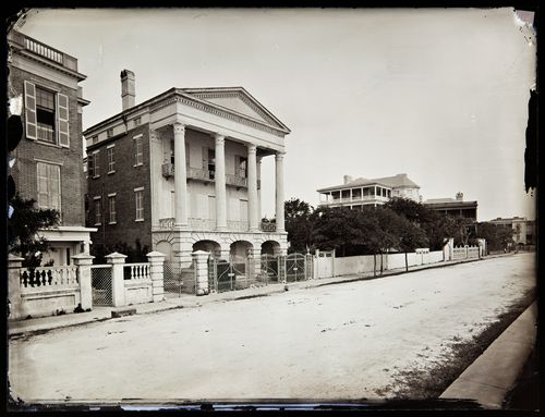View of the William Ravenel house, 13 East Battery, Charleston, South Carolina, United States of America