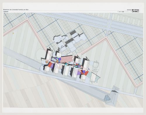 Site plan, Biozentrum - Biology Center for the J.W. Goethe University, Frankfurt am Main, Germany