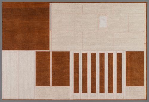 Saat Rasta : south elevation of exterior façade of Tahaliani unit