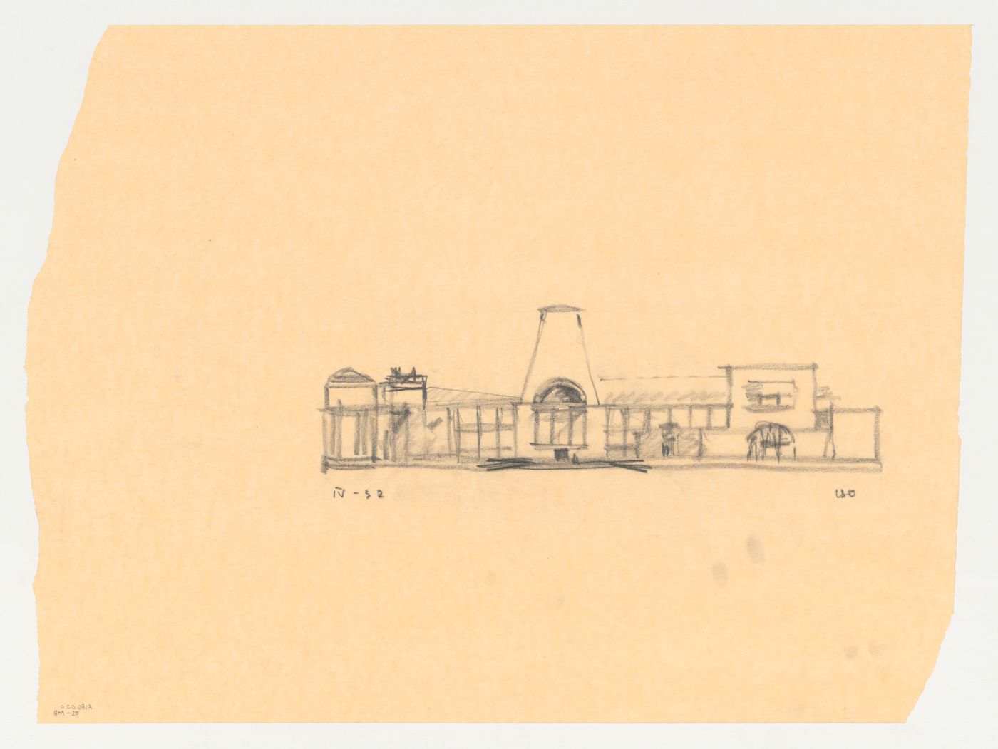 South elevation fo the Brooklyn Museum master plan, fourth phase