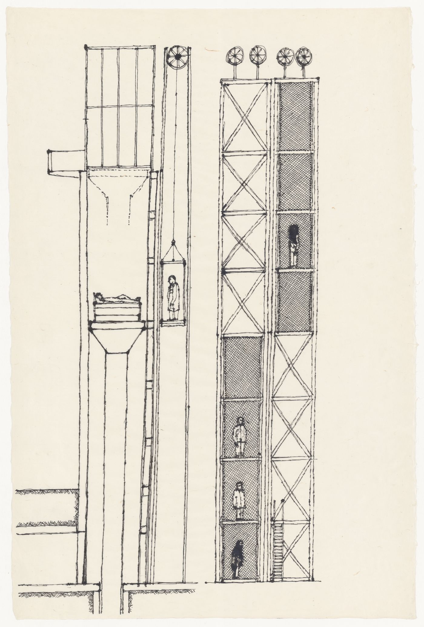 Hospital Tower: Detention Centre, from Bovisa