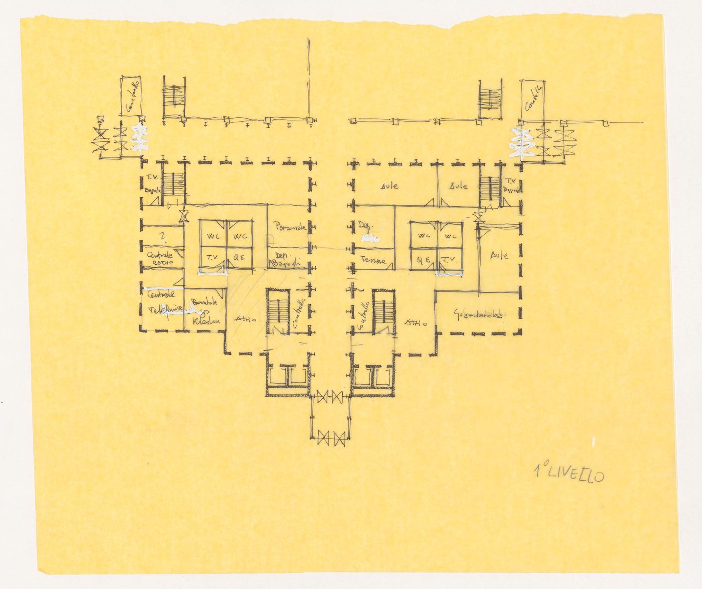 Plan for Fabbrica attrezature ospedaliere a Sysran, Soviet Union (now Russia)