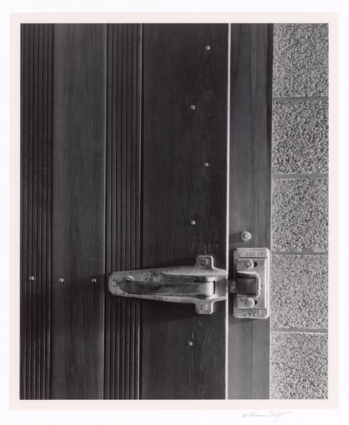 Cold storage lock, from the series The David and Gladys Wright House