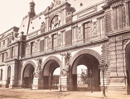 Plate from album ''Buildings, parks and streets of Paris, Versailles and environs, France''