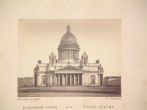 Exterior view of Saint Isaac's Cathedral, Saint Petersburg