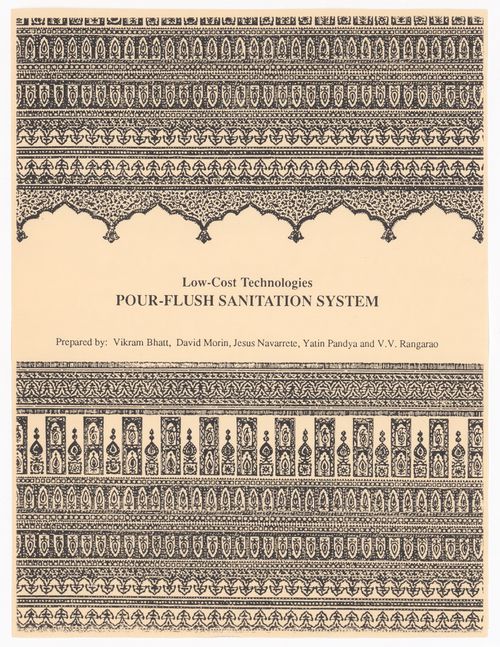 Guide booklet "Package 5: Low-cost Technologies: Pour-Flush Sanitation System" for the Human Settlement Training Packages