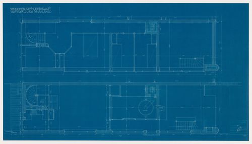 Plans for a water distillery for Kiefhoek Housing Estate, Rotterdam, Netherlands