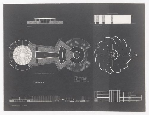 Elevations, plans and sections for Regional Shopping Center