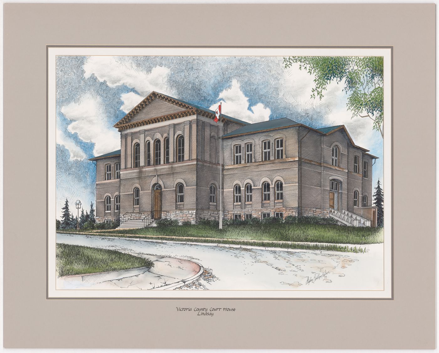 Victoria County Court House, Lindsay, from Court Houses in Ontario