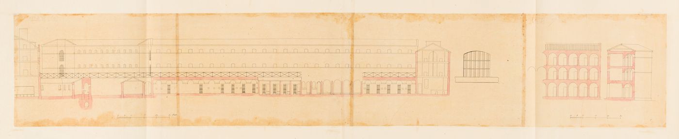 Unidentified prison, England: Cross section