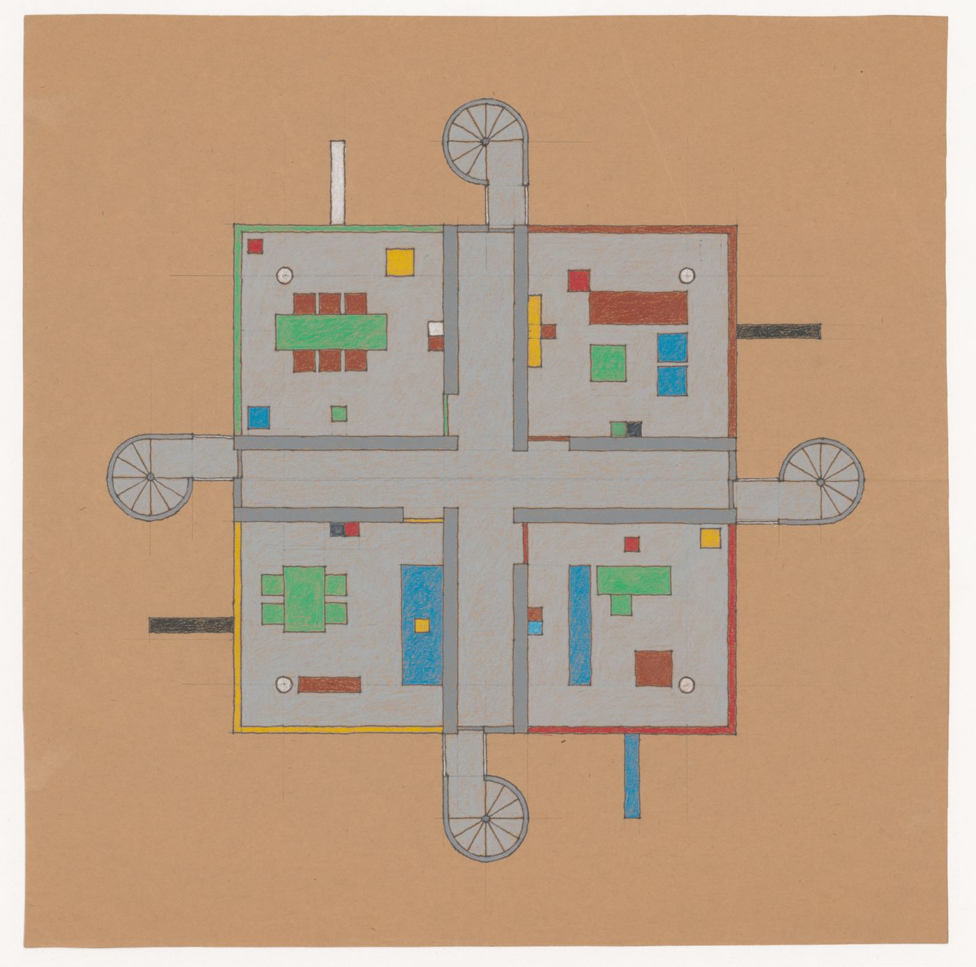 Sketch plan for Todre House