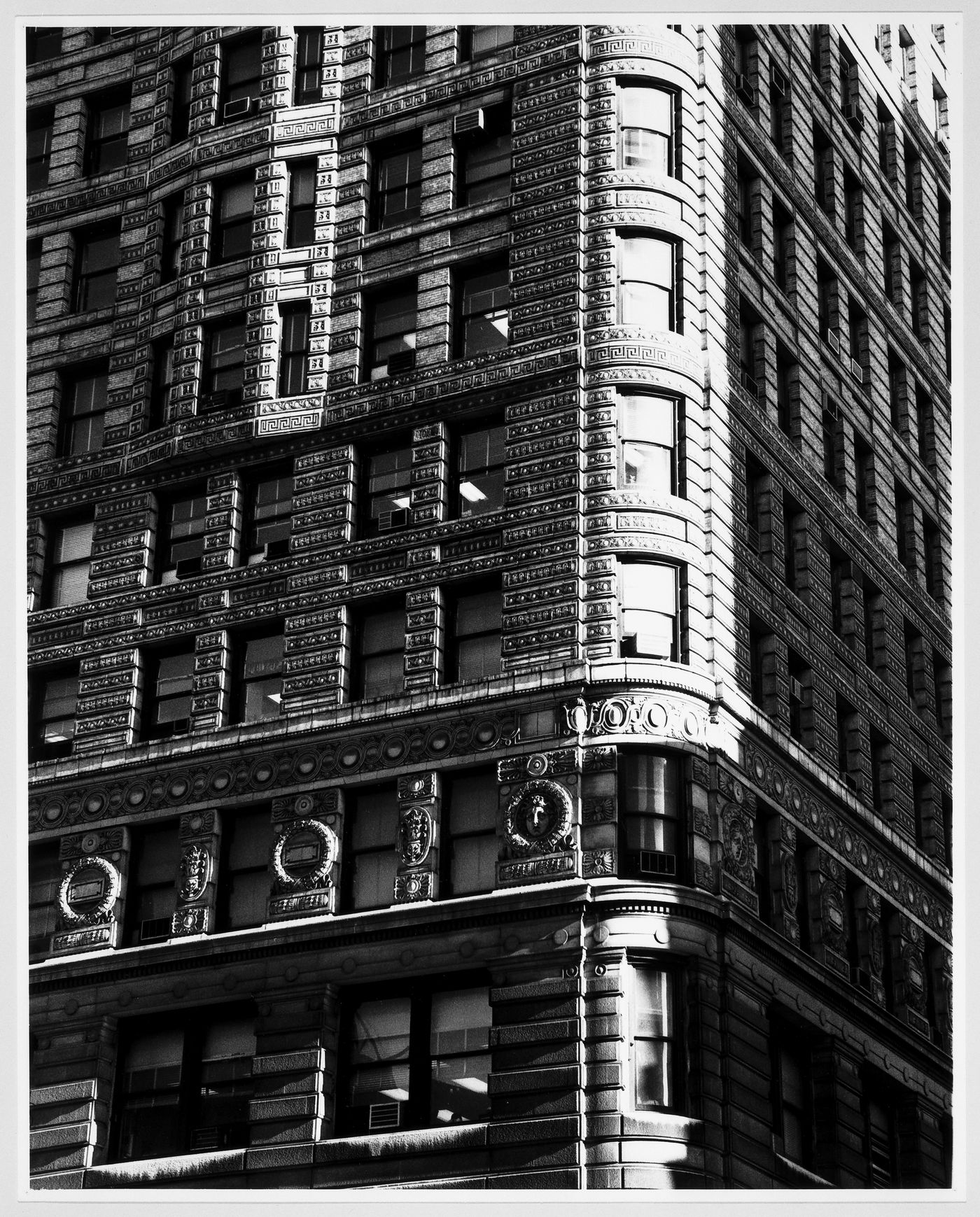 Partial view of the Flatiron Building, New York City, New York