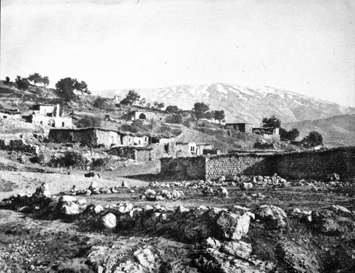 View of an archeological site near the Dead Sea, Israel