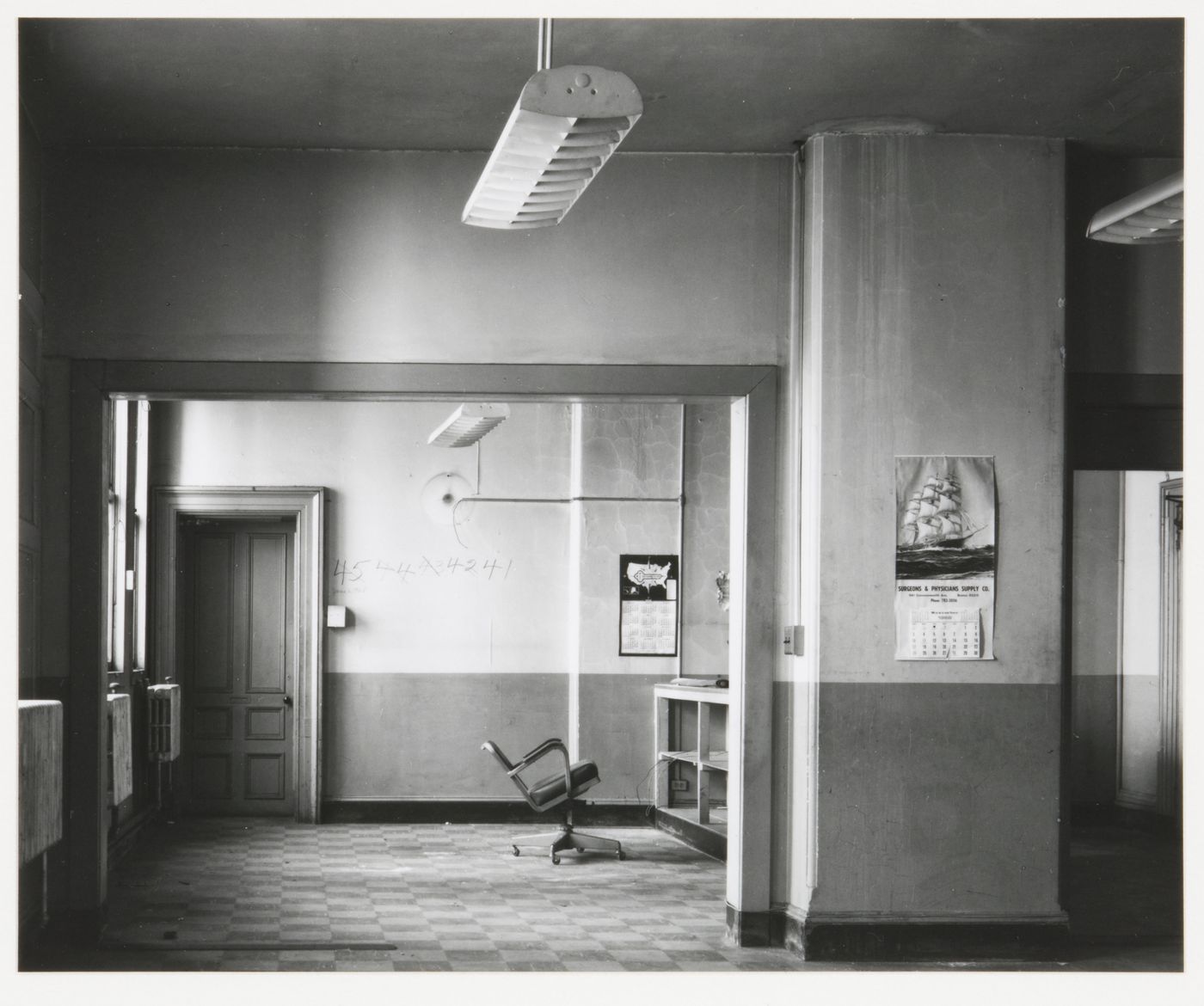 View of purchasing department, fifth floor, Old City Hall, Boston, Massachusetts, United States