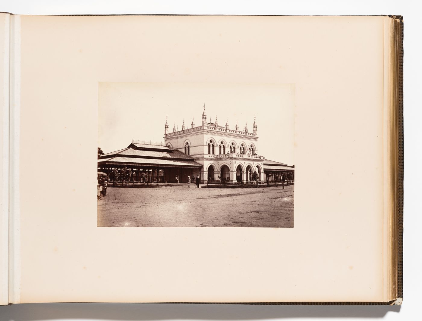 View of the Town Hall (now the Old Town Hall) and the Edinburgh Market, Colombo, Ceylon (now Sri Lanka)