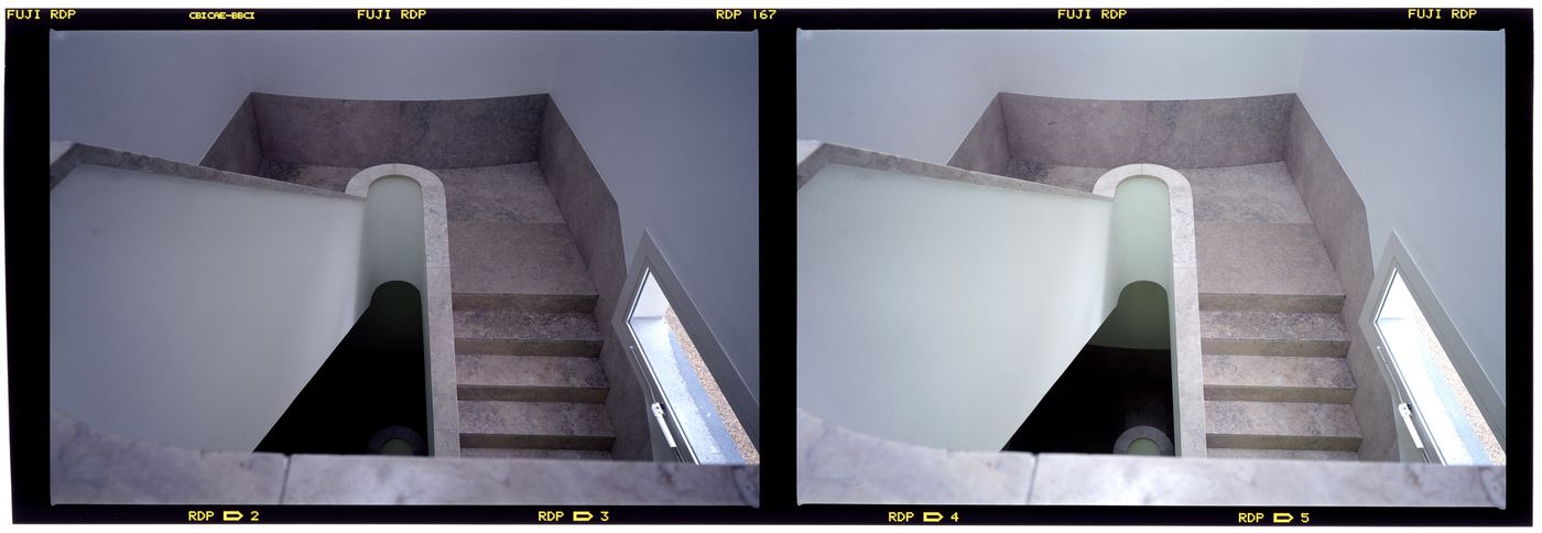 Negatives of built project, Edifício de Escritórios Ferreira de Castro, Oliveira de Azeméis, Portugal