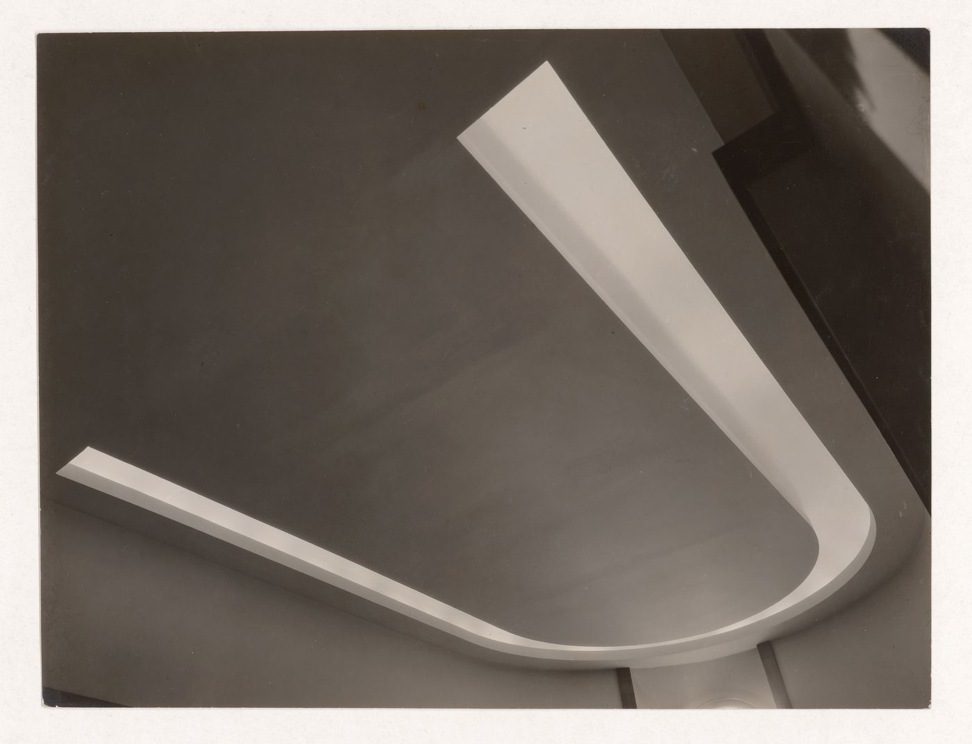 View of indirect lighting in ceiling, by Andé Salomon, unidentified location