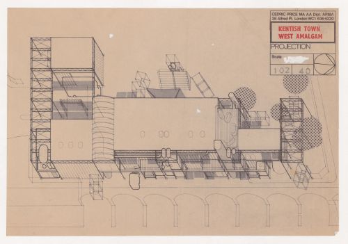 Axonometric projection for Inter-Action Centre