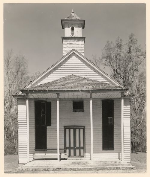 Front view of rural church of African American or Black congregation, Beaufort, South Carolina, United States