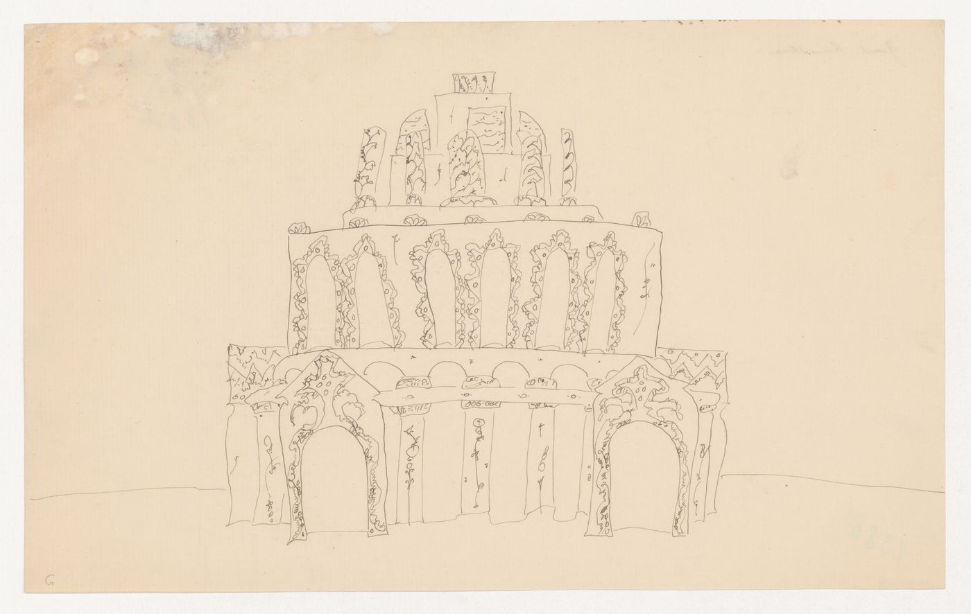 Visionary design for a three-story building