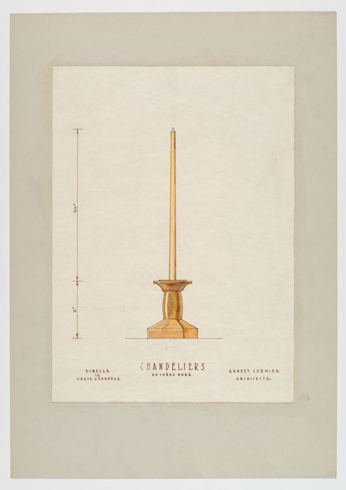 Détails des chandeliers, Grand séminaire de Québec, Québec, Canada (1940-1972)
