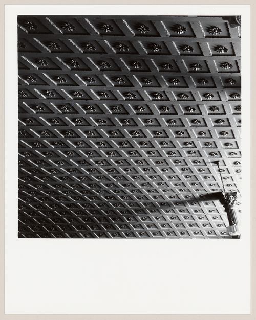 Vue de la voûte à caissons, église Saint-Jean-Baptiste, Saint-Jean-Port-Joli, Québec