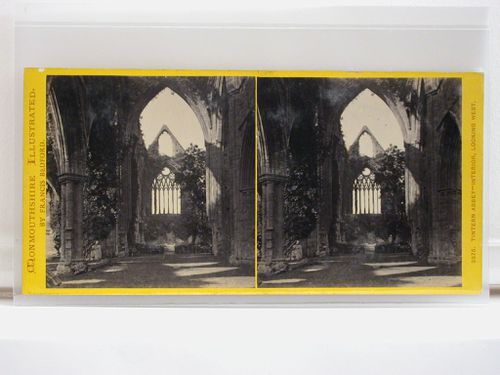 Monmouthshire Illustrated. Tintern Abbey - interior, looking west