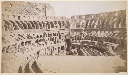 Interior of the Colosseum, Rome, Italy