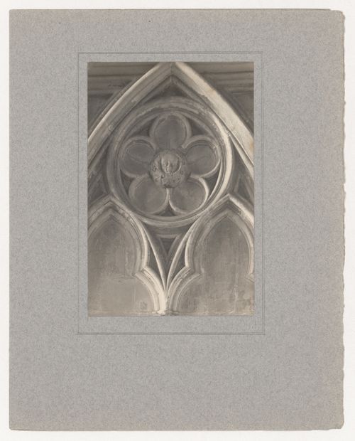 Plate from portfolio ''York Minster Chapter House''