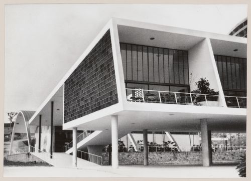 View of primary school, Pedregulho, Rio de Janeiro, Brazil
