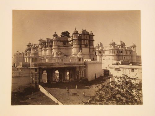Mahrana's Palace, main entrance from the north, Udaipur, India