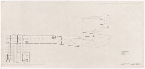 Level one plan for Centro Cultural de Sines, Sines, Portugal